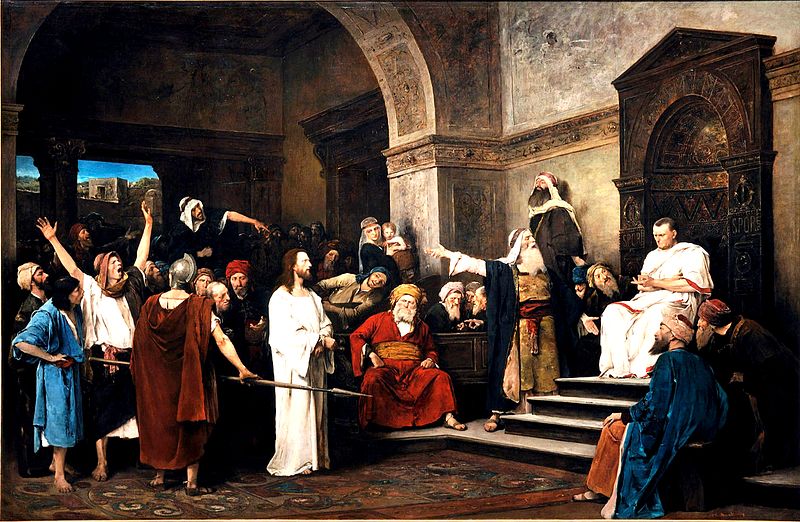 Munkacsy Christ in front of Pilate